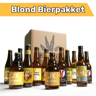 GeheimBiertje - Bierpakket Blond 12 bieren