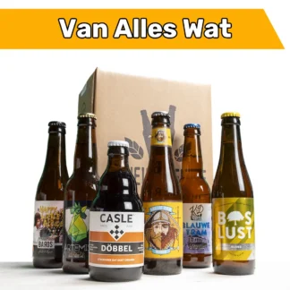 GeheimBiertje - Mystery Bierpakket van alles wat 6 bieren